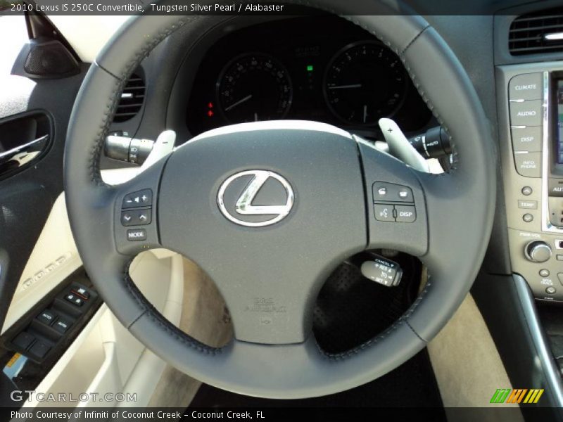 Tungsten Silver Pearl / Alabaster 2010 Lexus IS 250C Convertible