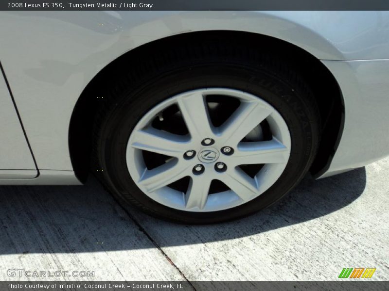 Tungsten Metallic / Light Gray 2008 Lexus ES 350