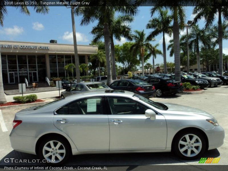 Tungsten Metallic / Light Gray 2008 Lexus ES 350