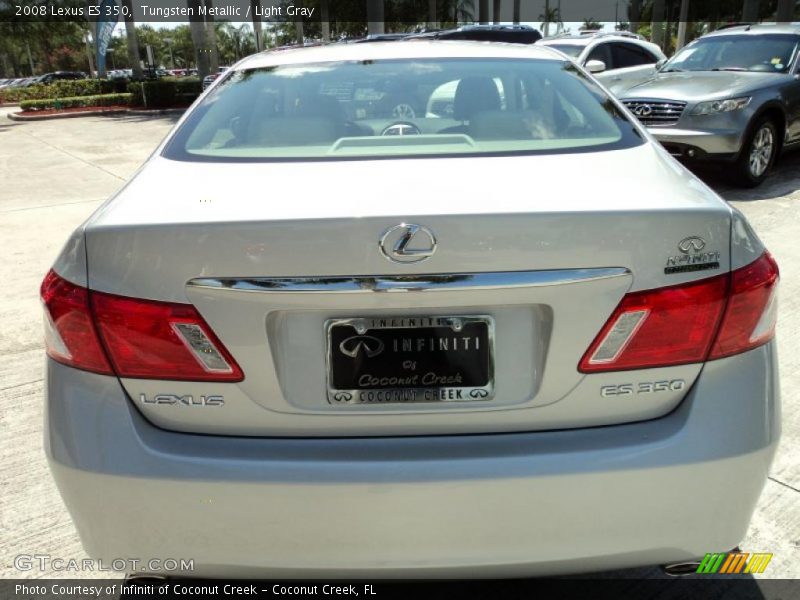 Tungsten Metallic / Light Gray 2008 Lexus ES 350