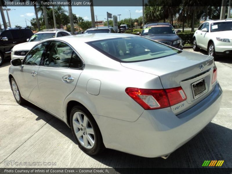 Tungsten Metallic / Light Gray 2008 Lexus ES 350