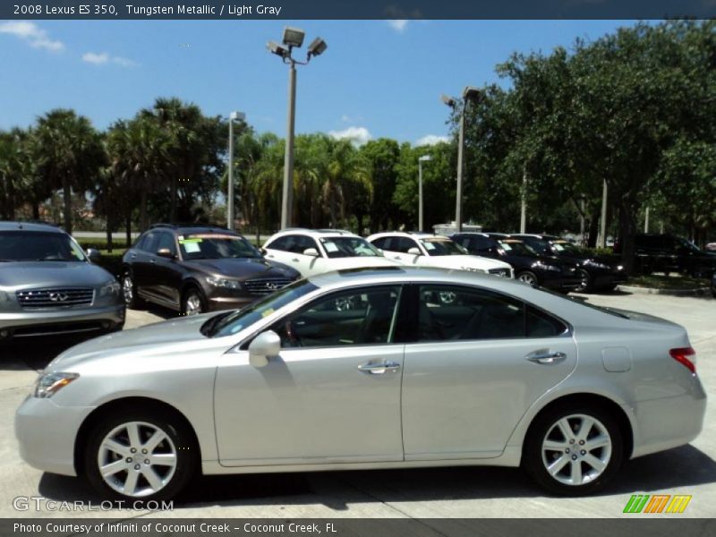 Tungsten Metallic / Light Gray 2008 Lexus ES 350
