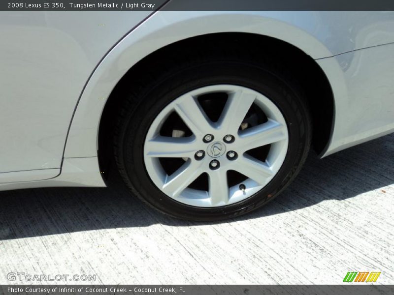 Tungsten Metallic / Light Gray 2008 Lexus ES 350