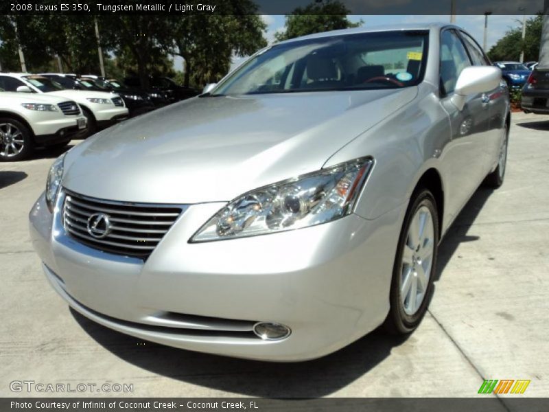 Tungsten Metallic / Light Gray 2008 Lexus ES 350