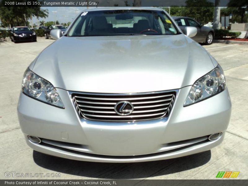 Tungsten Metallic / Light Gray 2008 Lexus ES 350