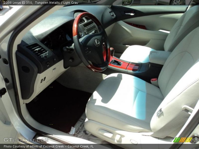 Tungsten Metallic / Light Gray 2008 Lexus ES 350