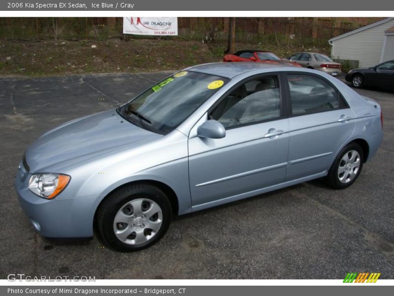 Ice Blue / Gray 2006 Kia Spectra EX Sedan