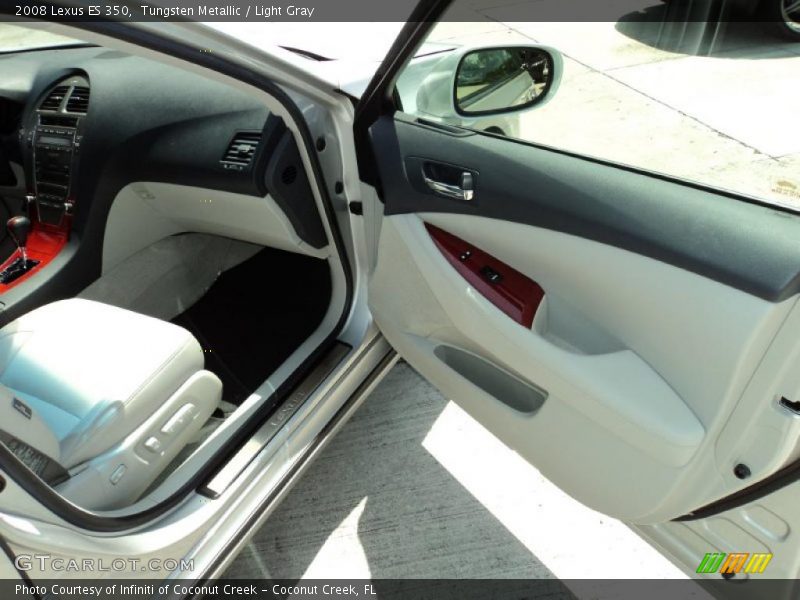 Tungsten Metallic / Light Gray 2008 Lexus ES 350