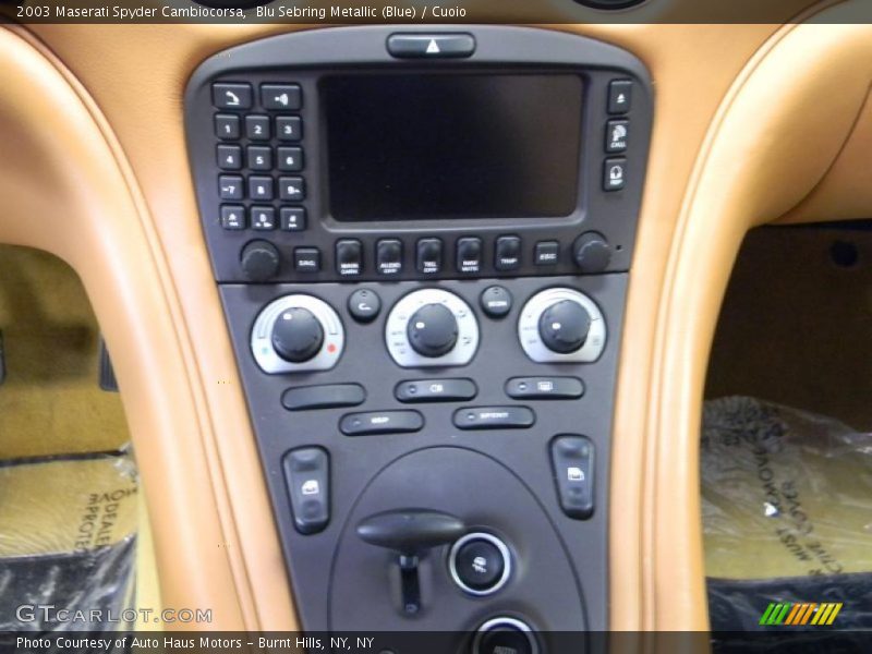 Controls of 2003 Spyder Cambiocorsa