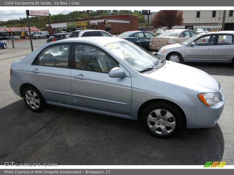 Ice Blue / Gray 2006 Kia Spectra EX Sedan