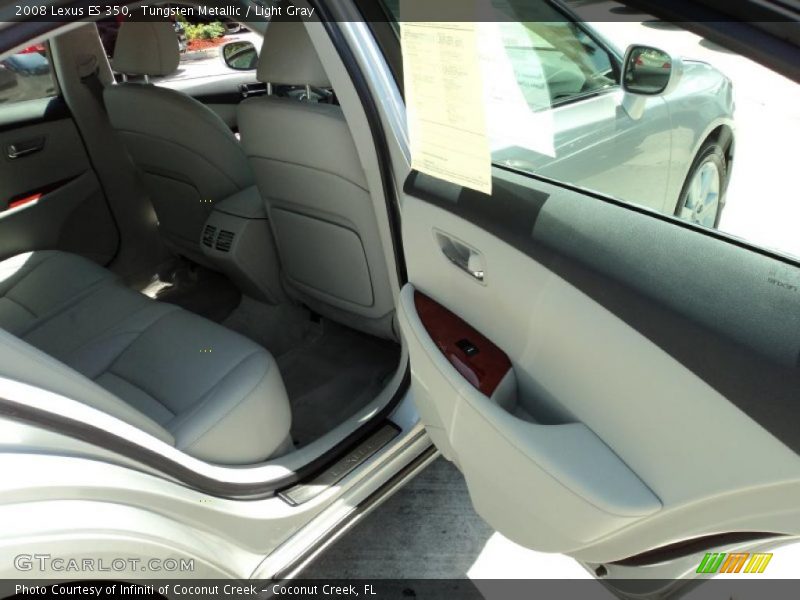 Tungsten Metallic / Light Gray 2008 Lexus ES 350
