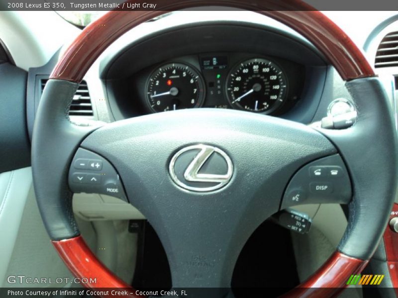 Tungsten Metallic / Light Gray 2008 Lexus ES 350