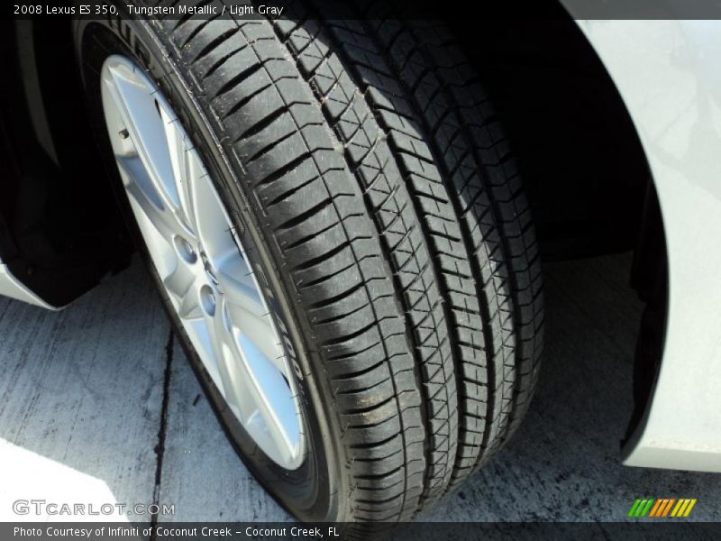 Tungsten Metallic / Light Gray 2008 Lexus ES 350