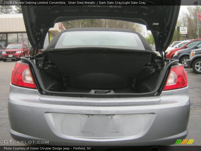 Silver Steel Metallic / Dark Slate Gray/Light Slate Gray 2008 Chrysler Sebring Limited Convertible