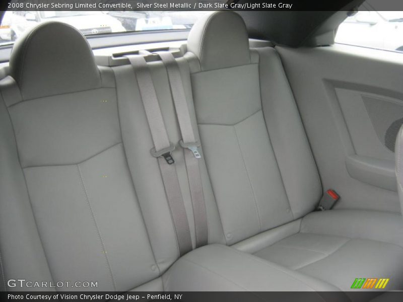 Silver Steel Metallic / Dark Slate Gray/Light Slate Gray 2008 Chrysler Sebring Limited Convertible