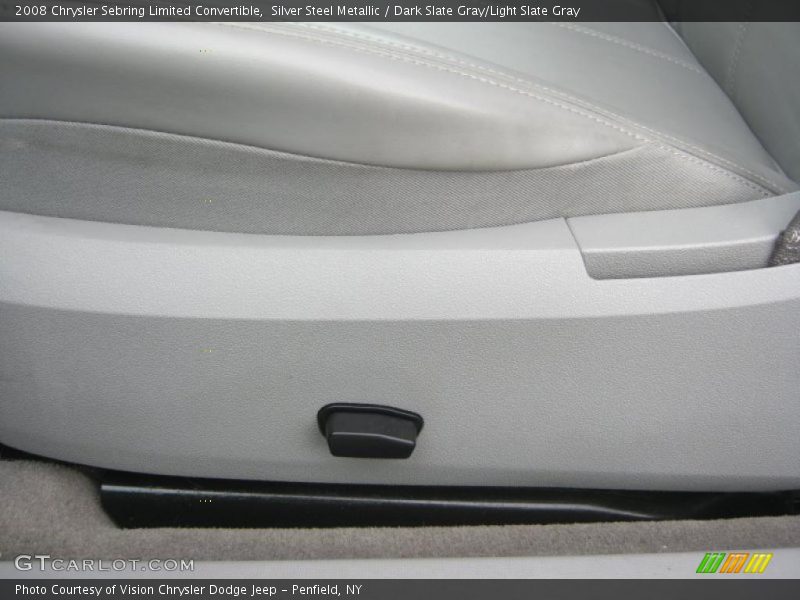 Silver Steel Metallic / Dark Slate Gray/Light Slate Gray 2008 Chrysler Sebring Limited Convertible