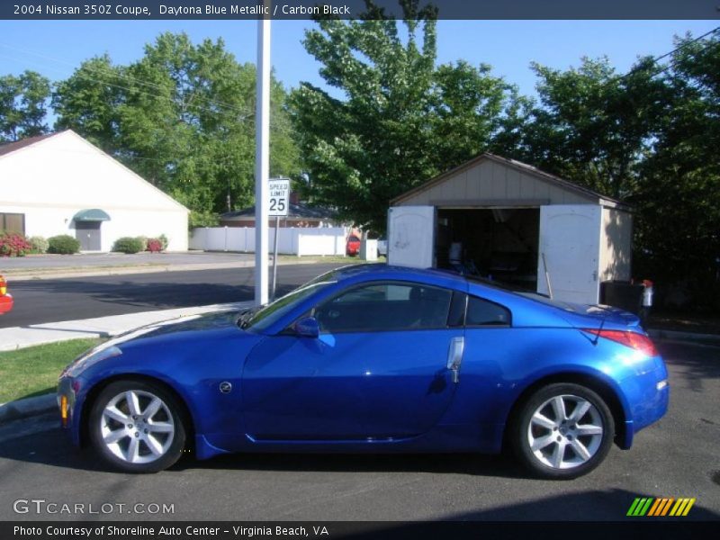 Daytona Blue Metallic / Carbon Black 2004 Nissan 350Z Coupe