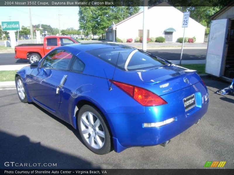 Daytona Blue Metallic / Carbon Black 2004 Nissan 350Z Coupe