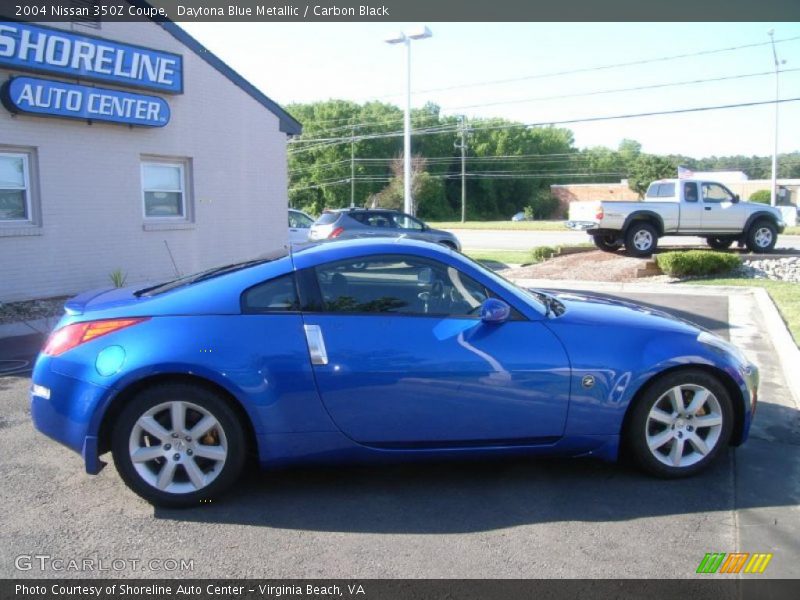 Daytona Blue Metallic / Carbon Black 2004 Nissan 350Z Coupe