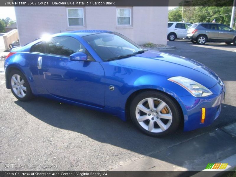 Daytona Blue Metallic / Carbon Black 2004 Nissan 350Z Coupe