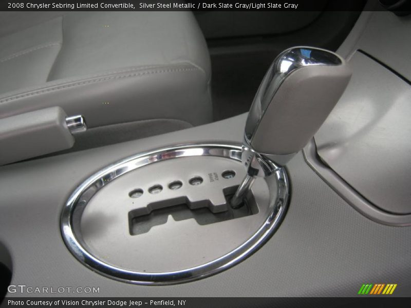 Silver Steel Metallic / Dark Slate Gray/Light Slate Gray 2008 Chrysler Sebring Limited Convertible