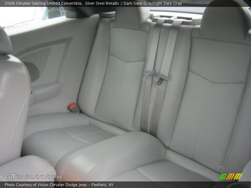 Silver Steel Metallic / Dark Slate Gray/Light Slate Gray 2008 Chrysler Sebring Limited Convertible