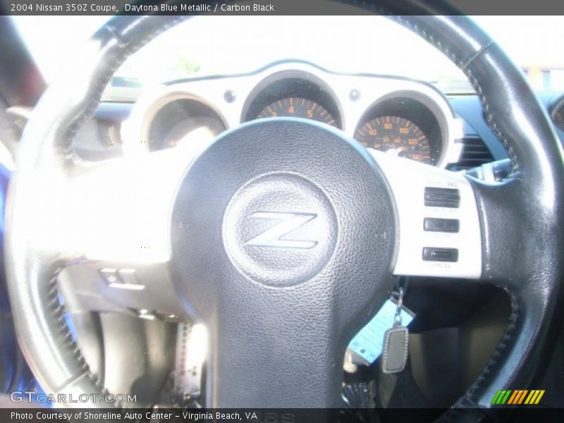 Daytona Blue Metallic / Carbon Black 2004 Nissan 350Z Coupe