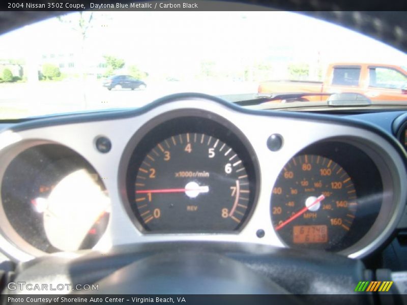 Daytona Blue Metallic / Carbon Black 2004 Nissan 350Z Coupe