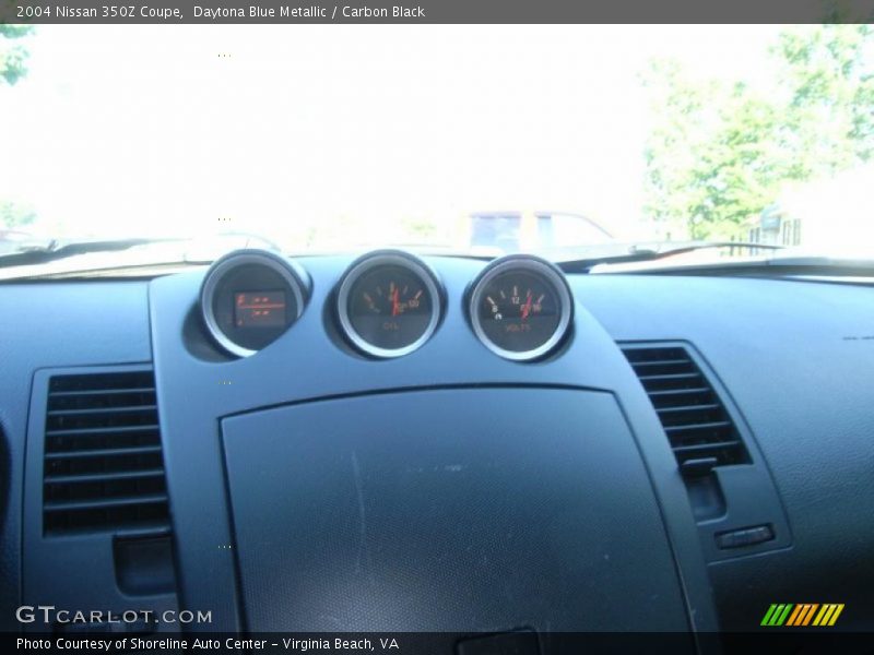 Daytona Blue Metallic / Carbon Black 2004 Nissan 350Z Coupe