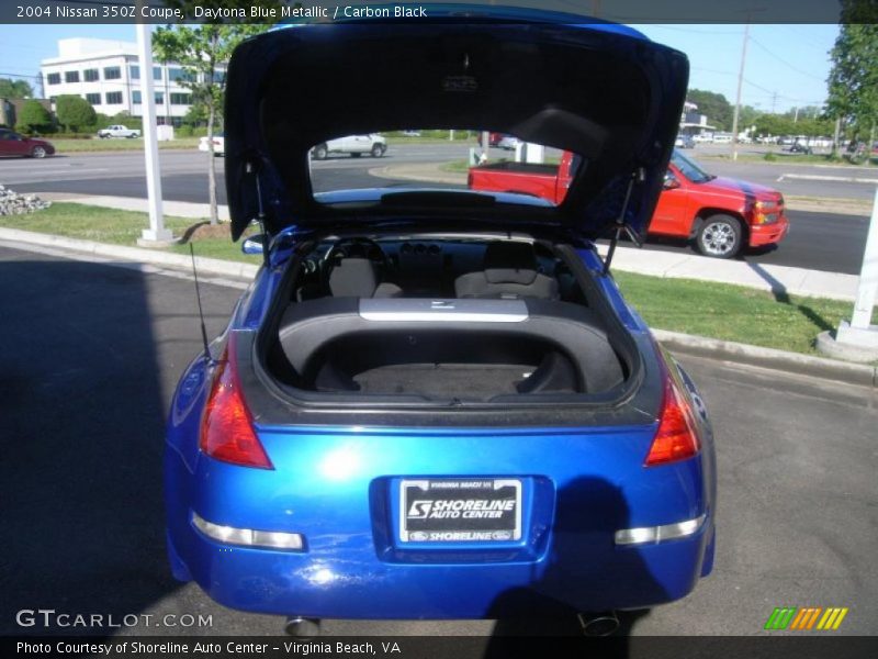 Daytona Blue Metallic / Carbon Black 2004 Nissan 350Z Coupe