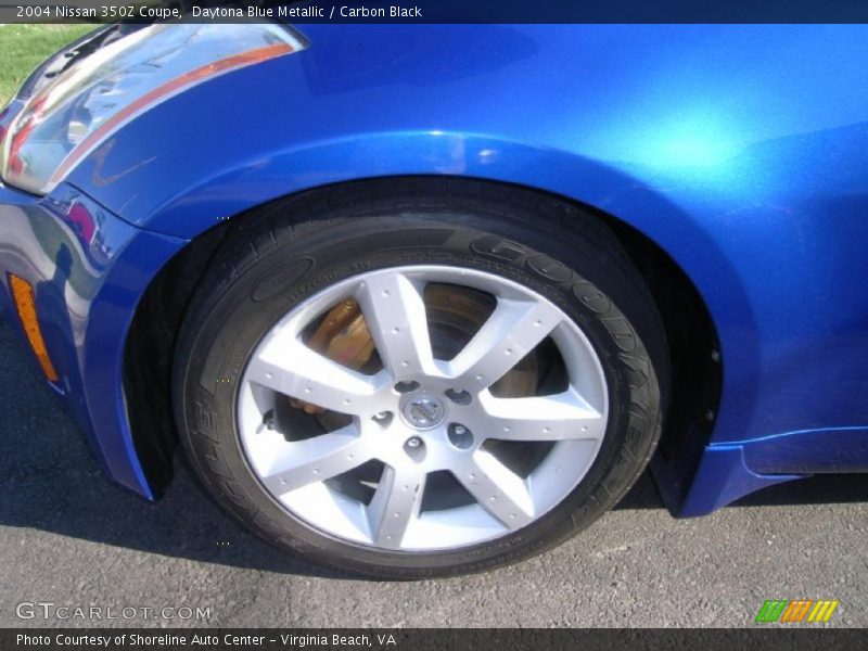 Daytona Blue Metallic / Carbon Black 2004 Nissan 350Z Coupe