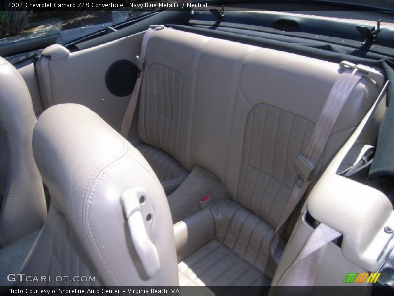 Navy Blue Metallic / Neutral 2002 Chevrolet Camaro Z28 Convertible