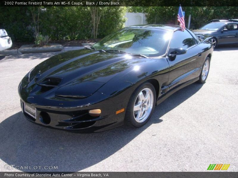 Black / Ebony Black 2002 Pontiac Firebird Trans Am WS-6 Coupe