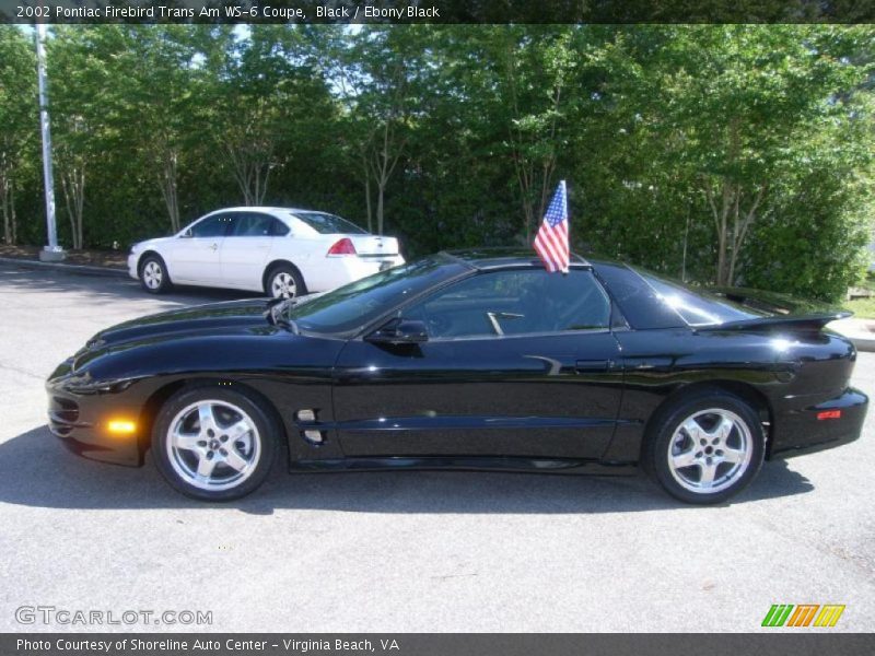 Black / Ebony Black 2002 Pontiac Firebird Trans Am WS-6 Coupe