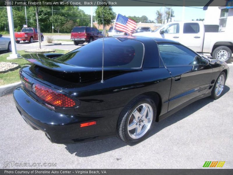Black / Ebony Black 2002 Pontiac Firebird Trans Am WS-6 Coupe
