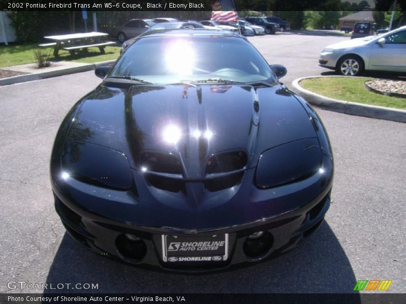 Black / Ebony Black 2002 Pontiac Firebird Trans Am WS-6 Coupe