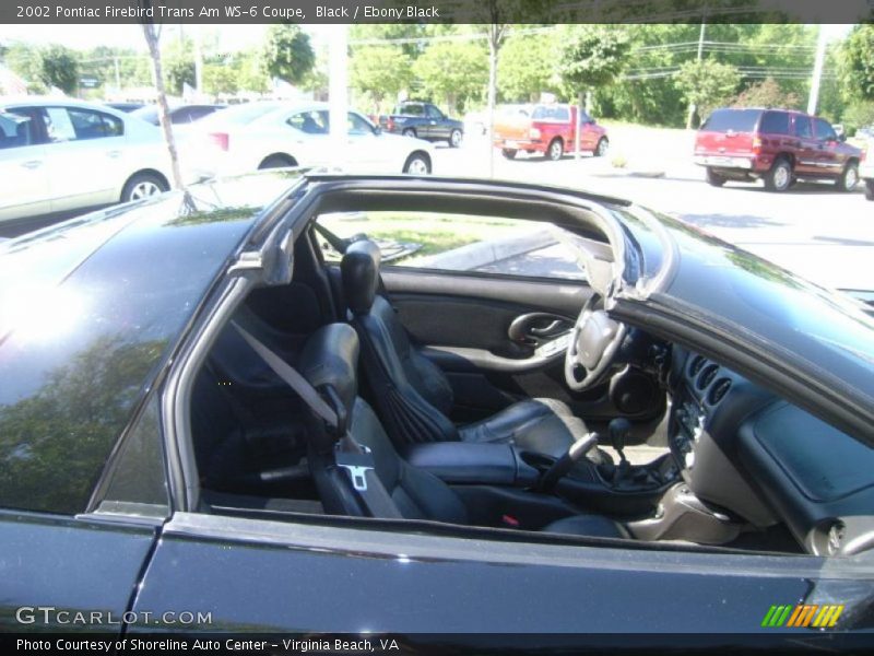 Black / Ebony Black 2002 Pontiac Firebird Trans Am WS-6 Coupe