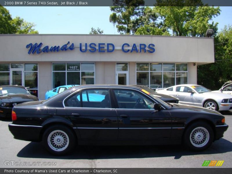 Jet Black / Black 2000 BMW 7 Series 740i Sedan
