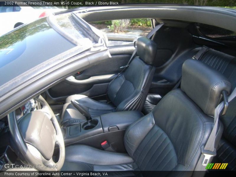 2002 Firebird Trans Am WS-6 Coupe Ebony Black Interior
