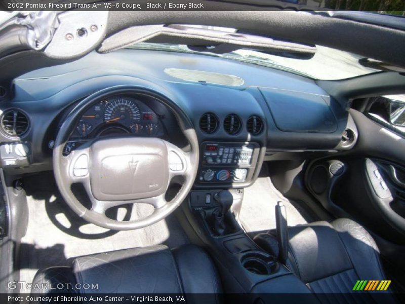 Black / Ebony Black 2002 Pontiac Firebird Trans Am WS-6 Coupe