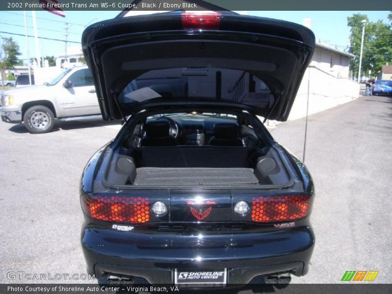 Black / Ebony Black 2002 Pontiac Firebird Trans Am WS-6 Coupe