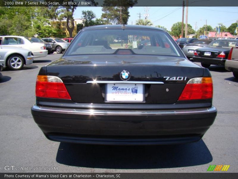 Jet Black / Black 2000 BMW 7 Series 740i Sedan