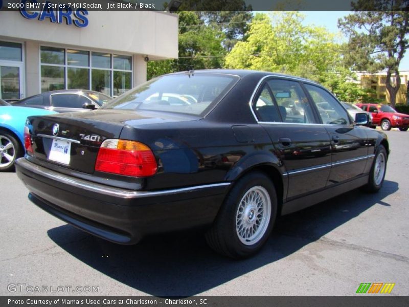 Jet Black / Black 2000 BMW 7 Series 740i Sedan