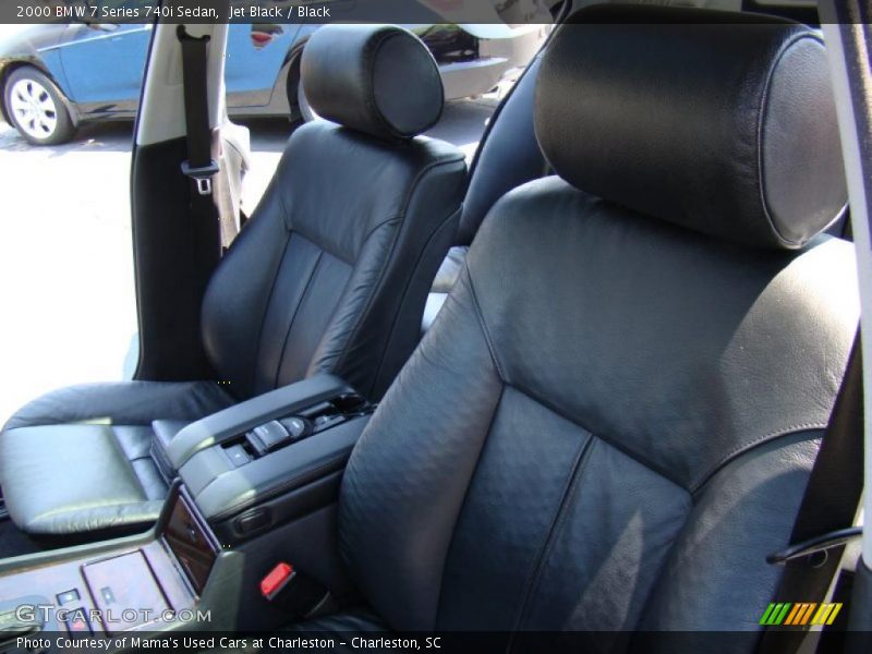 Jet Black / Black 2000 BMW 7 Series 740i Sedan