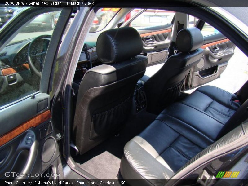 Jet Black / Black 2000 BMW 7 Series 740i Sedan