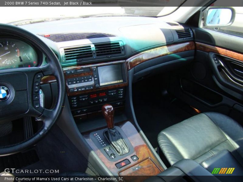 Jet Black / Black 2000 BMW 7 Series 740i Sedan