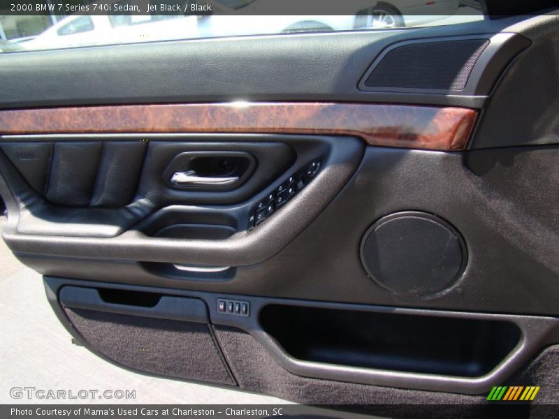 Jet Black / Black 2000 BMW 7 Series 740i Sedan