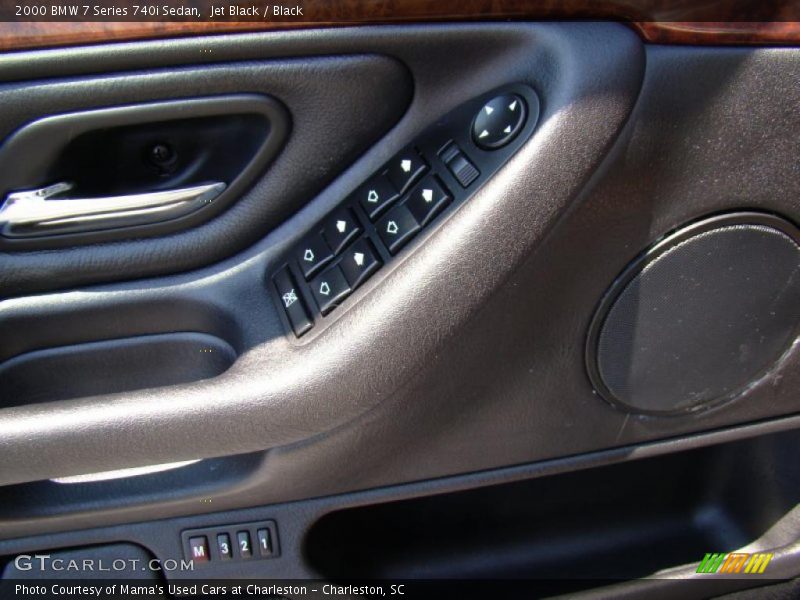 Jet Black / Black 2000 BMW 7 Series 740i Sedan