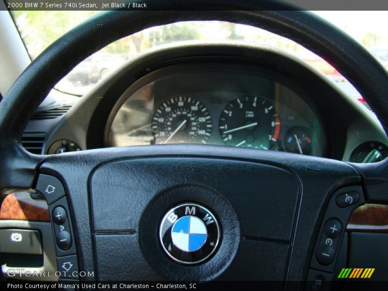 Jet Black / Black 2000 BMW 7 Series 740i Sedan