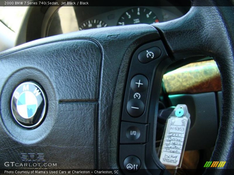 Jet Black / Black 2000 BMW 7 Series 740i Sedan